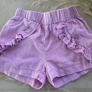 Tiny Tribe Purple Shorts 3T